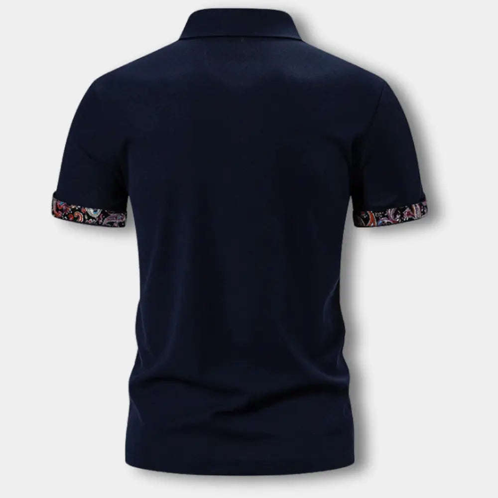 Kuosiyksityiskohdilla viimeistelty polo-paita miehille – Edna