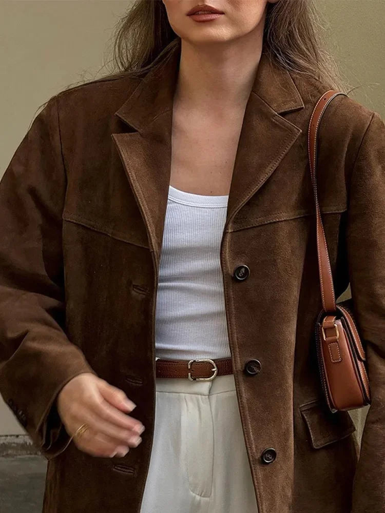Oversized Blazer med Retrolook til Kvinder - Libby