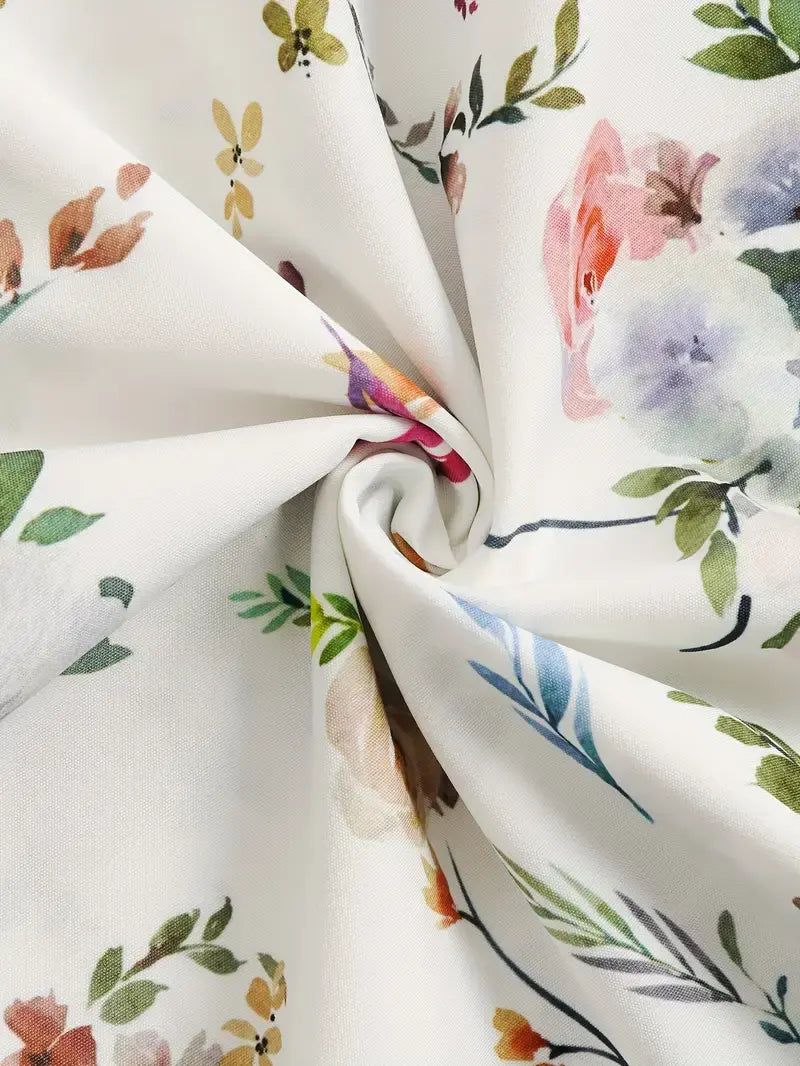 Kukkakuvioinen kietaisutyylinen hihaton toppi naisille – Lynn