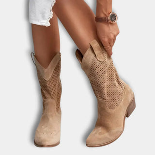 Rei'itetyt varrelliset cowboy-saappaat naisille – Stacy