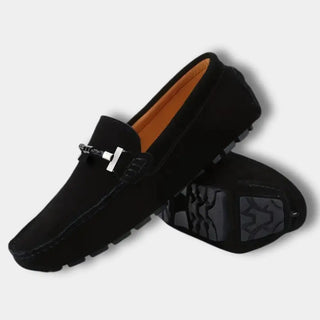 Metalliyksityiskohdilla viimeistellyt loafersit miehille – Curt