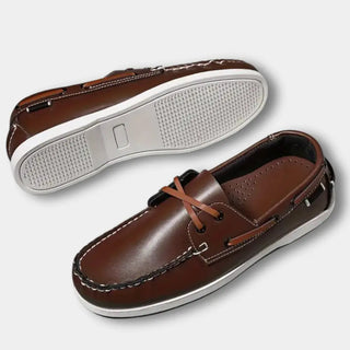 Klassiset nauhalliset loafersit siistillä mokkasaumalla miehille – Eric