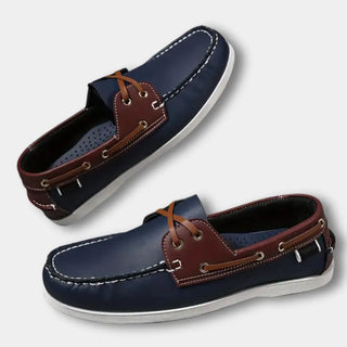 Klassiset nauhalliset loafersit siistillä mokkasaumalla miehille – Eric