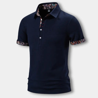Kuosiyksityiskohdilla viimeistelty polo-paita miehille – Edna