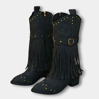 Tupsuyksityiskohtaiset cowboysaappaat naisille – Keri