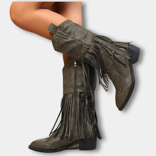 Tupsuyksityiskohtaiset cowboysaappaat naisille – Keri
