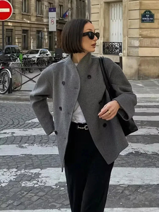 Elke | Elegant Double Breasted Blazer for Women