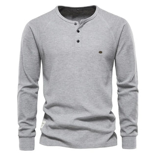 Fitz | Trendikäs Pitkähiha Henley Miehille