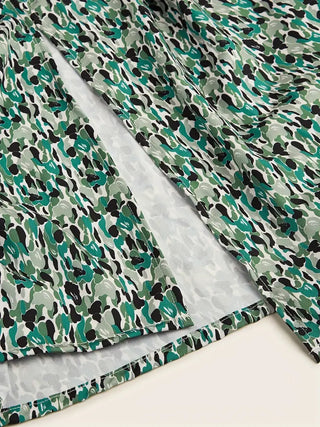 Vyötäröä korostava halkiollinen Maxi-mekko naisille – Katy