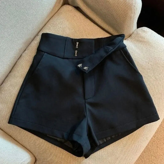 Miah | Elegantit Suoraviivaiset Lantiot Shortsit naisille