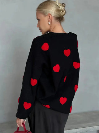 Ren | Trendikäs Patchwork-neulepusero naisille