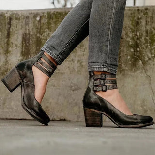 Lumi | Elegantti Chunky Heel Sandaalit Naisten